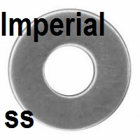 Imperial Flat Round Washers Stainless Steel